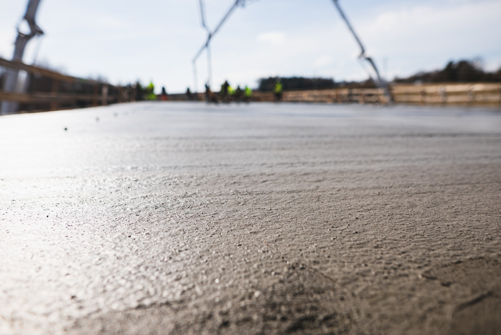 Cemex dodával beton na výstavbu dálnice D11 v úseku Trutnov.