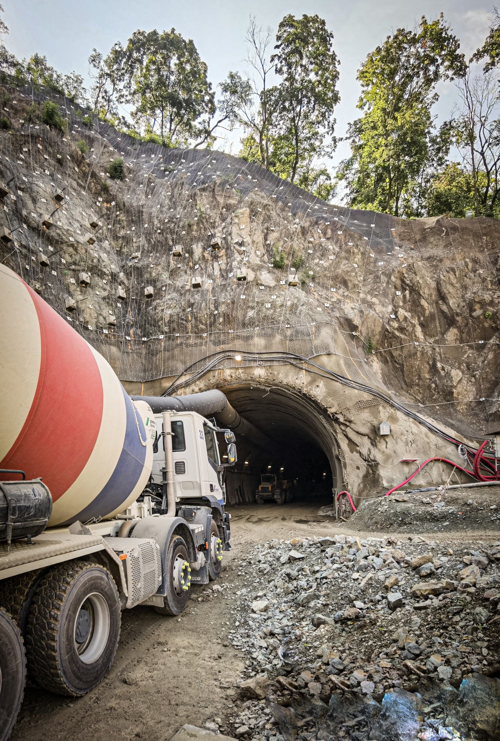 Cemex dodával beton na technologicky výjimečný projekt Velkého městského okruhu v Brně