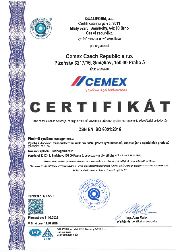 ČSN EN ISO 9001:2016